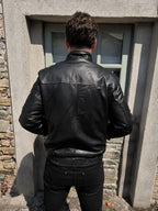 BOMBER LEATHER JACKET