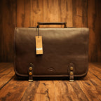 Laptop office Leather Bag
