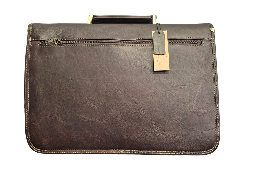 Unisex laptop bag leather